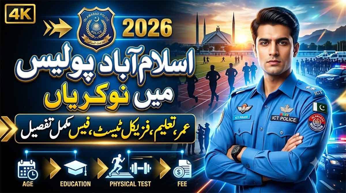 ICT Police Jobs 2026 Physical Standard